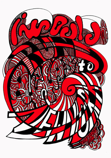 May 2008 print by Kate Moross