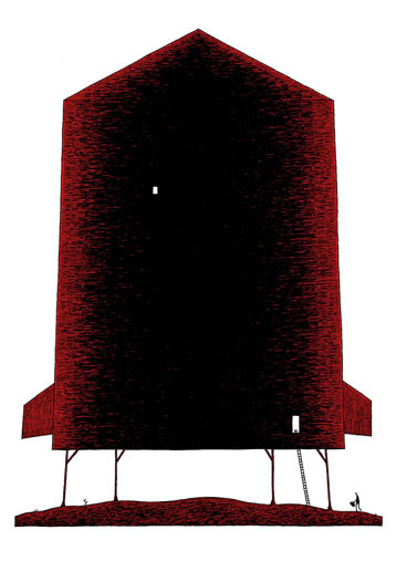 July 2008 print by Tom Gauld 