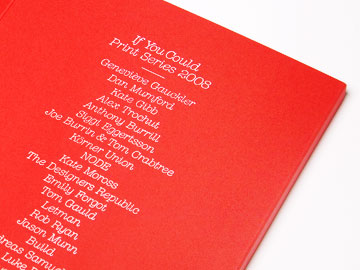 Print Series 2008 Catalogue